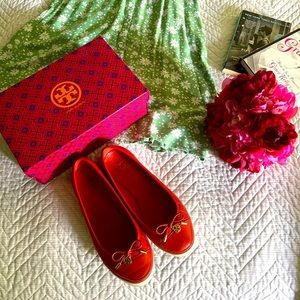 Tory Burch flats, gently loved condition
